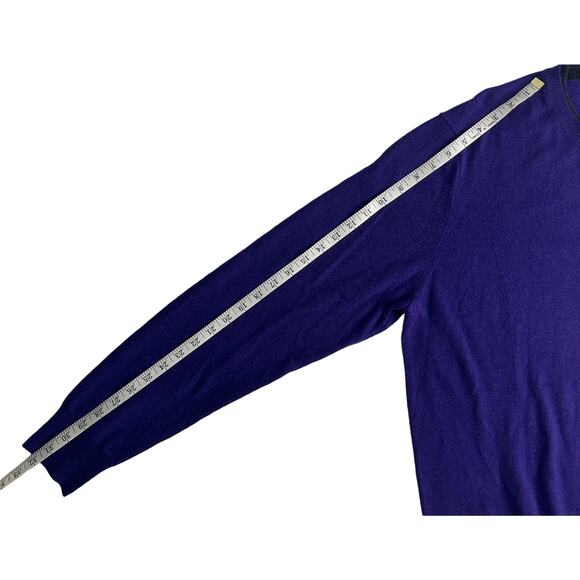3-46 AMICALE NWT Men's Sweater 100% Cashmere Purple Size XL - Picture 10 of 10